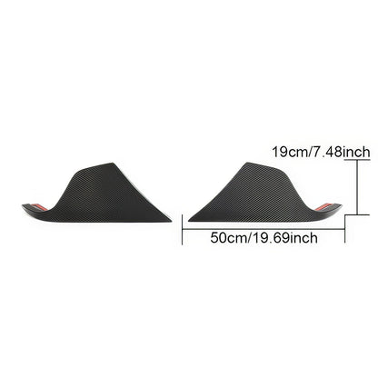 K2 Industries 2020-2025 Toyota GR Supra A90 AG Style Rear Aprons Gloss Carbon Fiber