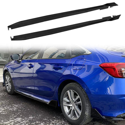 K2 Industries 2022-2025 Honda Civic 11th Type R Side Skirts Rocker Panel Matte Black