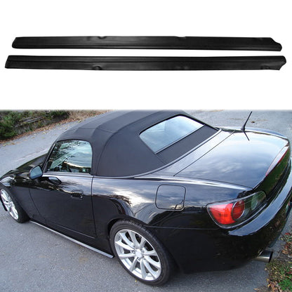 K2 Industries DF Style Side Skirts PU Unpainted Black | 2000-2009 Honda S2000 AP1/AP2