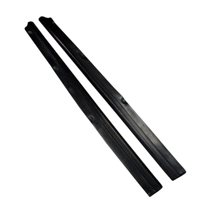 K2 Industries DF Style Side Skirts PU Unpainted Black | 2000-2009 Honda S2000 AP1/AP2