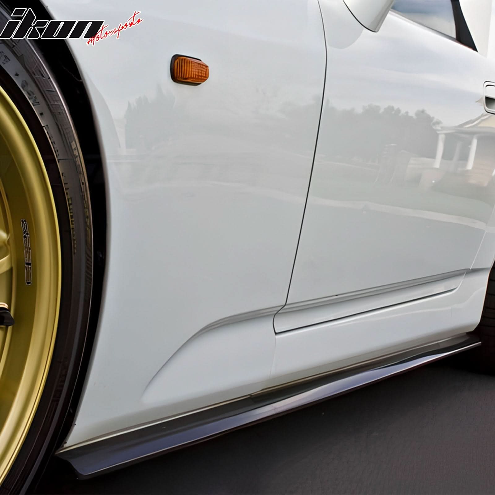 2000-2009 Honda S2000 AP1 AP2, DF Style Side Skirts PU Unpainted Black
