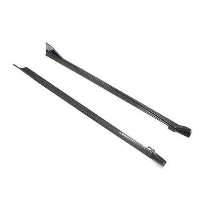 K2 Industries 2020-2025 Toyota GR Supra A90 MZ Speed Side Skirts Gloss Carbon Fiber