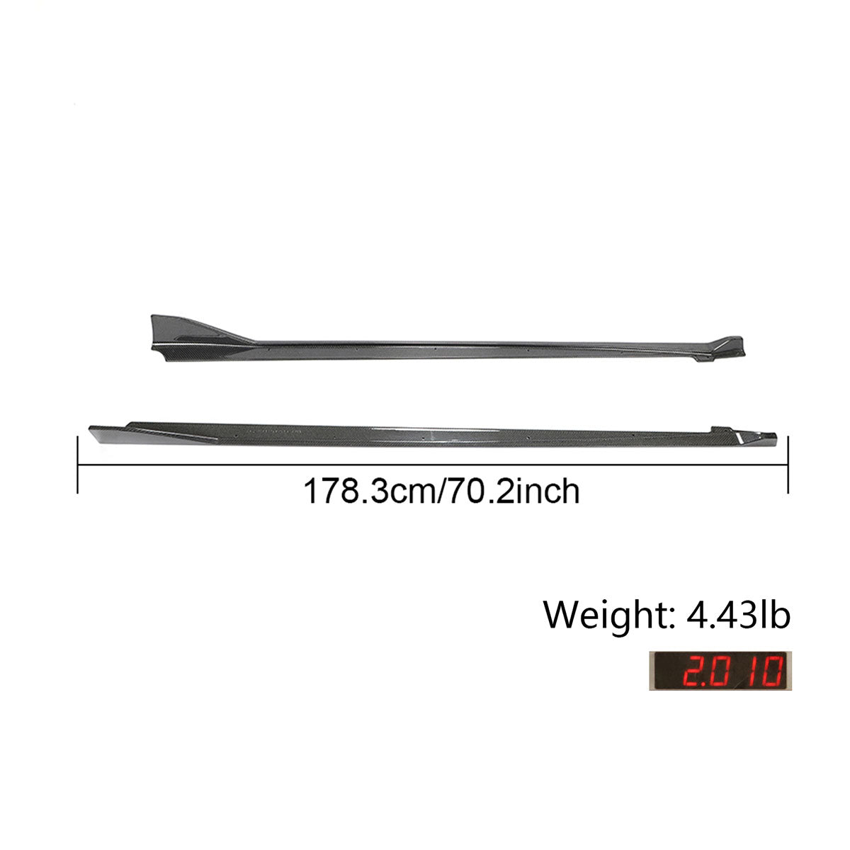 K2 Industries 2020-2025 Toyota GR Supra A90 MZ Speed Side Skirts Gloss Carbon Fiber