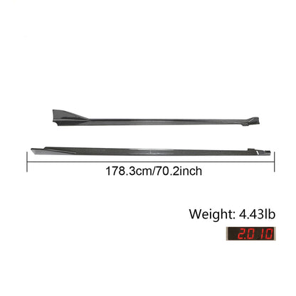 K2 Industries 2020-2025 Toyota GR Supra A90 MZ Speed Side Skirts Gloss Carbon Fiber