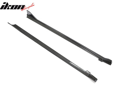 2020-2025 Toyota GR Supra A90 MZ Speed Side Skirts Gloss Carbon Fiber