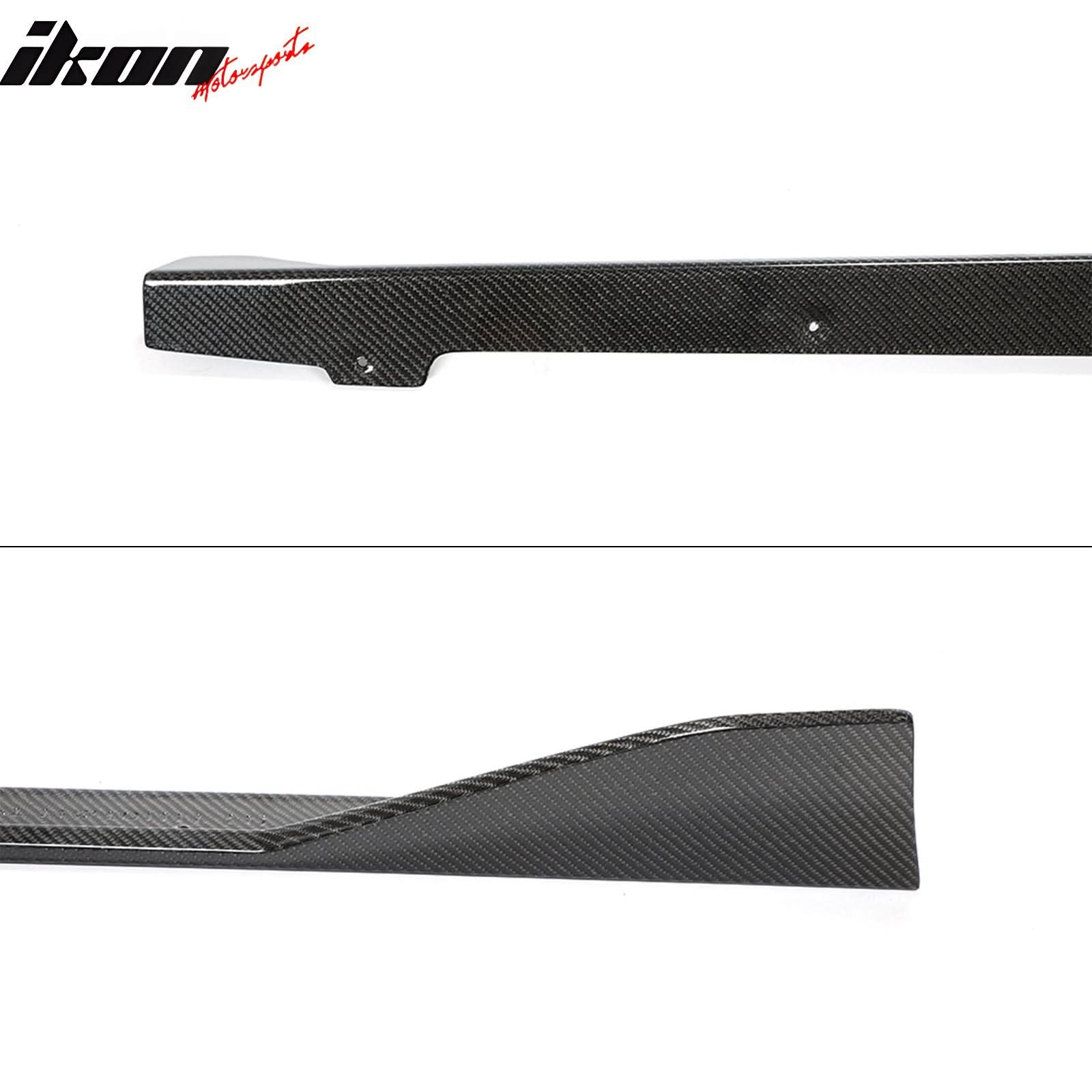 2020-2025 Toyota GR Supra A90 MZ Speed Side Skirts Gloss Carbon Fiber