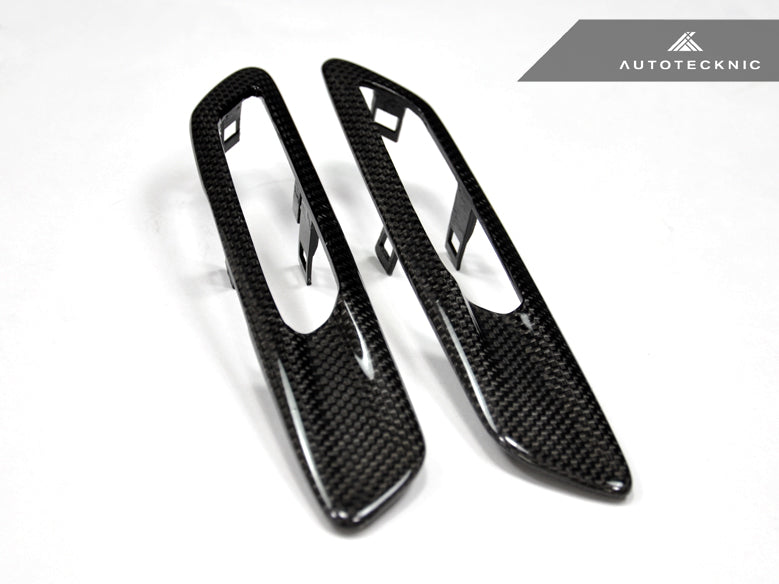 Embellecedores de fibra de carbono para luces de guardabarros de repuesto AutoTecknic - Sedán F10 / Familiar F11 | Serie 5