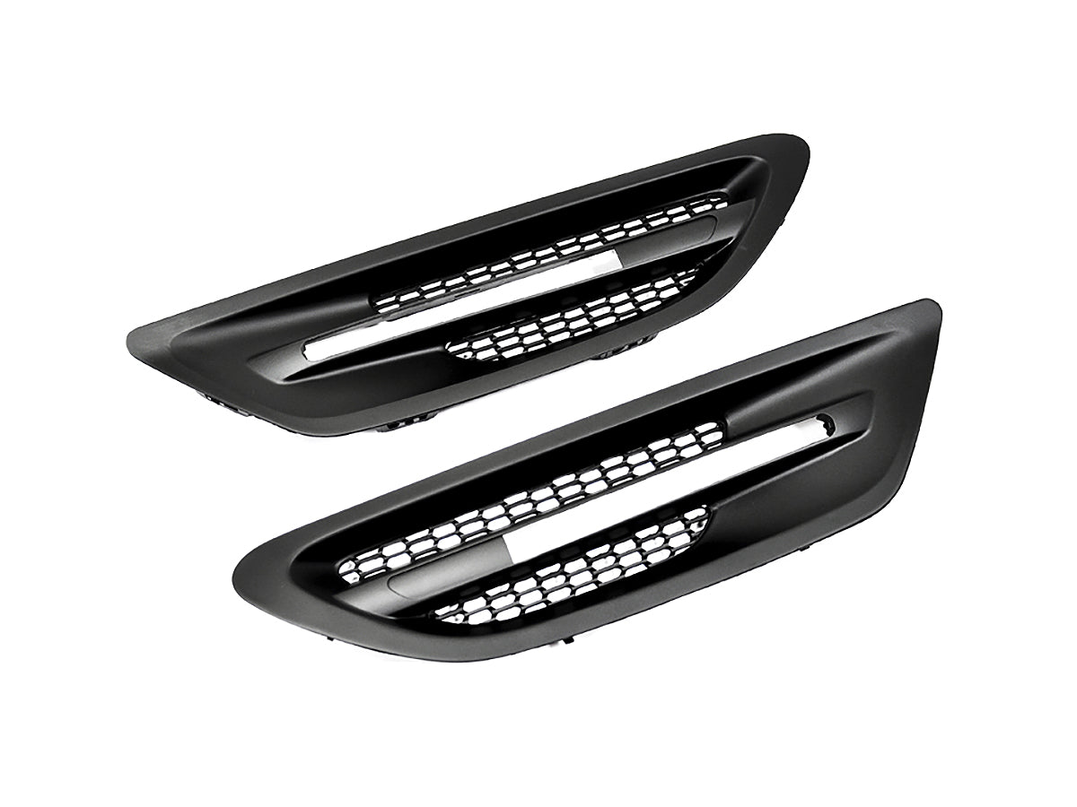 AutoTecknic Rejillas de ventilación de guardabarros Stealth Black de repuesto - F10 Sedan | M5
