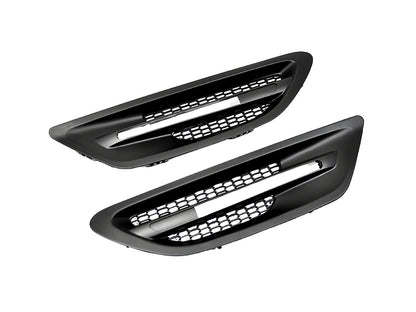 AutoTecknic Rejillas de ventilación de guardabarros Stealth Black de repuesto - F10 Sedan | M5