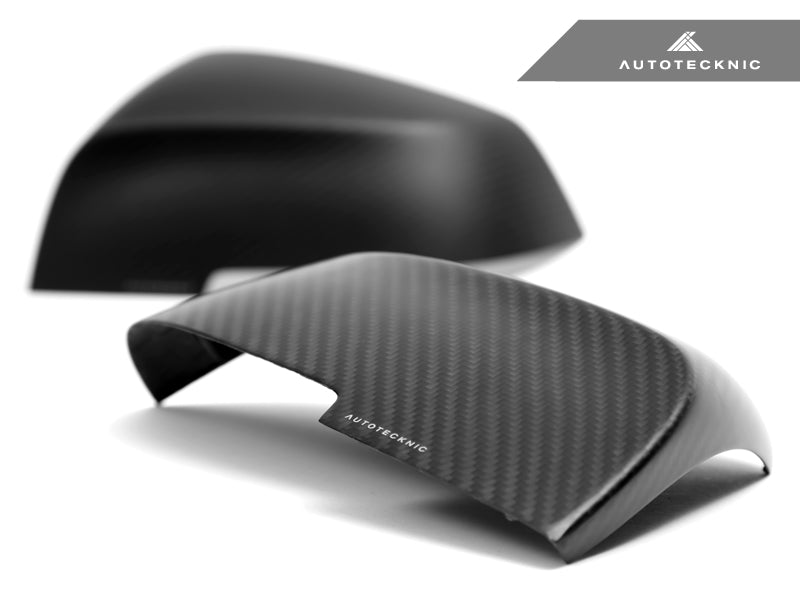 Cubiertas de repuesto de carbono seco para espejos retrovisores AutoTecknic - E84 X1 | F20 Serie 1 | F22 Serie 2 | F30 Serie 3 | F32/ F36 Serie 4 | F87 M2