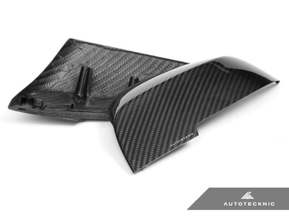 Cubiertas de repuesto de carbono seco para espejos retrovisores AutoTecknic - E84 X1 | F20 Serie 1 | F22 Serie 2 | F30 Serie 3 | F32/ F36 Serie 4 | F87 M2