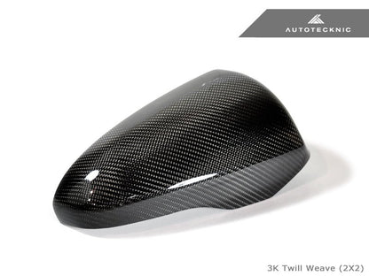 AutoTecknic Replacement Carbon Fiber Mirror Covers - BMW F10 M5 | F06 / F12 / F13 M6 - 3