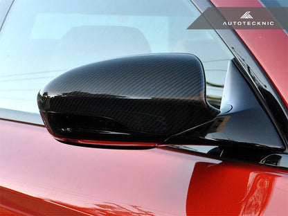 AutoTecknic Replacement Carbon Fiber Mirror Covers - BMW F10 M5 | F06 / F12 / F13 M6 - 1