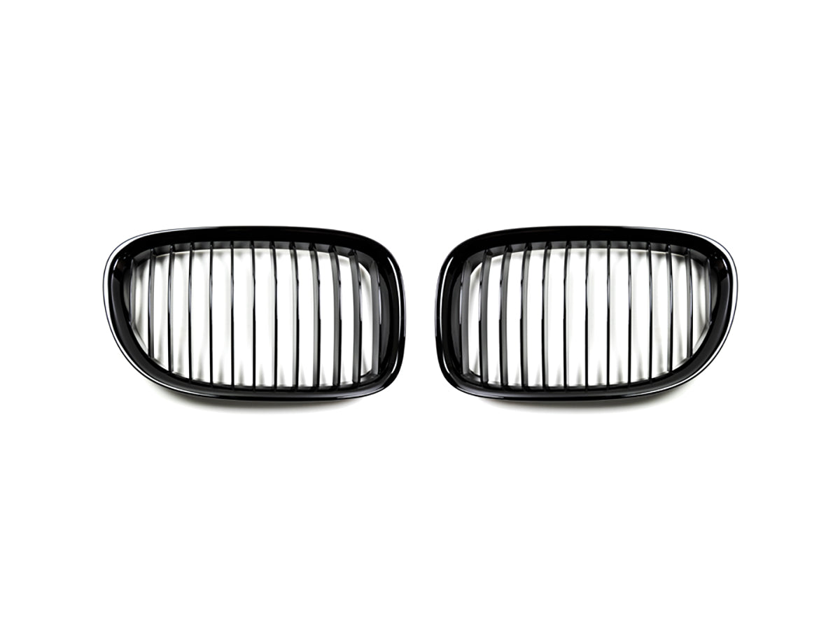 Parrilla delantera AutoTecknic negra brillante - Serie 7 F01/F02