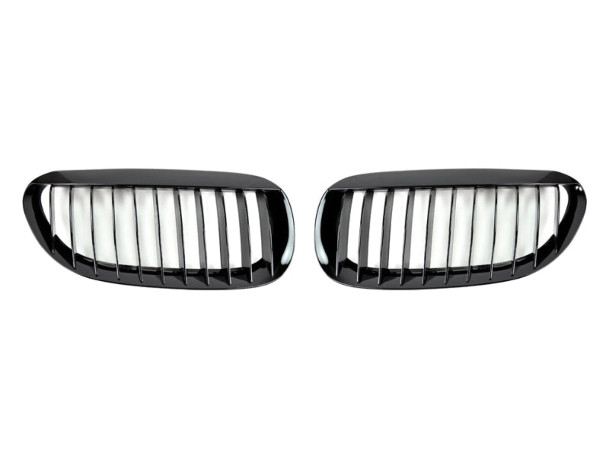 AutoTecknic Gloss Black Front Grille Set - E63/ E64 6-Series & M6