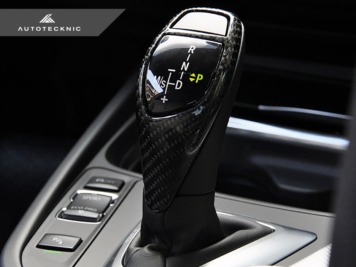 AutoTecknic Carbon Fiber Gear Selector Cover - BMW (Sport Automatic Transmission Equipped Only)