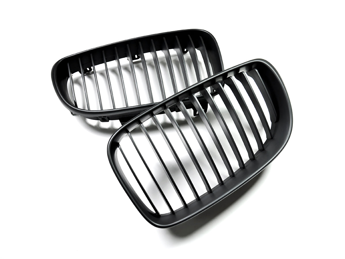 AutoTecknic Stealth Black Front Grille Set - E82 1-Series & 1M