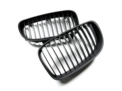 AutoTecknic Stealth Black Front Grille Set - E82 1-Series & 1M