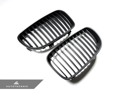 AutoTecknic Stealth Black Front Grille Set - E82 1-Series & 1M