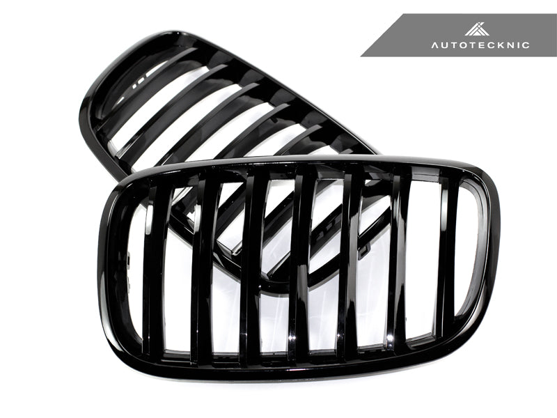 Parrilla delantera AutoTecknic en negro brillante - E70 X5 / X5M | E71 X6 / X6M