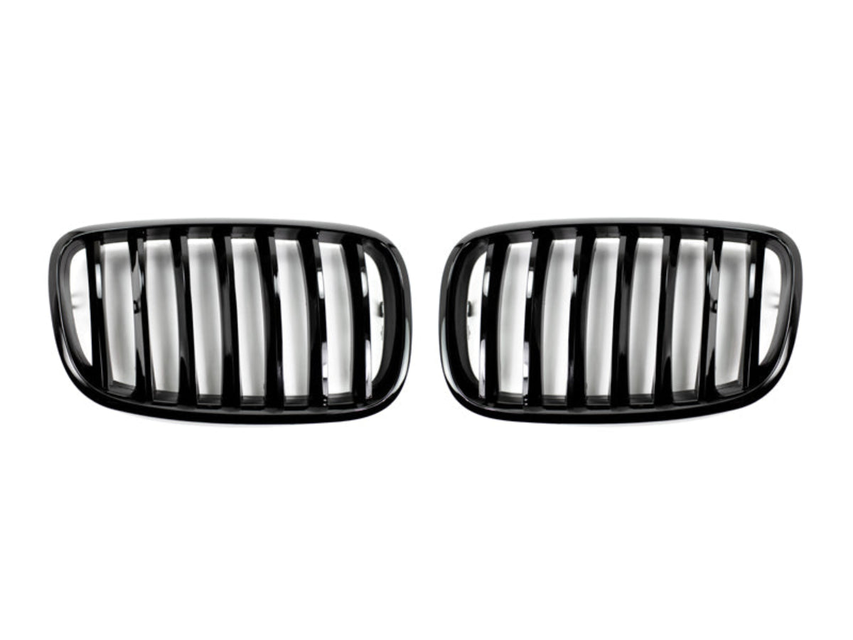 AutoTecknic Gloss Black Front Grille Set - E70 X5 / X5M | E71 X6 / X6M