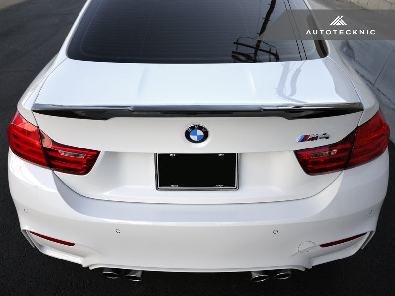 Alerón de maletero de alto rendimiento de fibra de carbono seco AutoTecknic - F82 M4 | M4 Competition