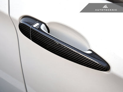 AutoTecknic Dry カーボンファイバー Door Handle Trims - E90/ E92/ E93 3-シリーズ