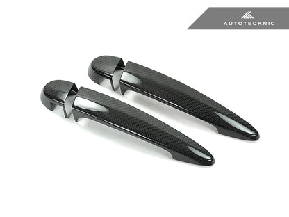 AutoTecknic Dry カーボンファイバー Door Handle Trims - E90/ E92/ E93 3-シリーズ