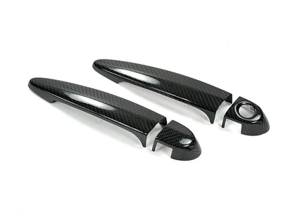AutoTecknic Dry カーボンファイバー Door Handle Trims - E90/ E92/ E93 3-シリーズ