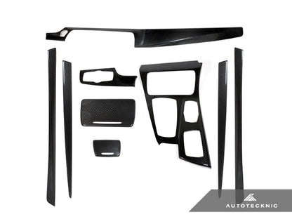 Molduras interiores de fibra de carbono seca AutoTecknic - Serie 5 F10
