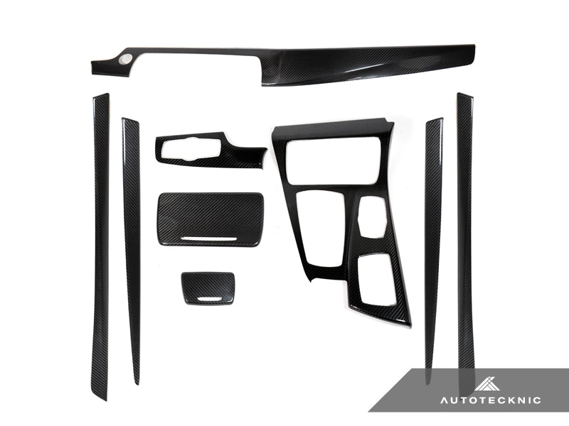 Molduras interiores de fibra de carbono seca AutoTecknic - Serie 5 F10
