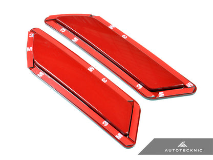 AutoTecknic Painted Front Bumper Reflectors - BMW F30 3-Series (Non-M Sport) (ATK-BM-0997-300)