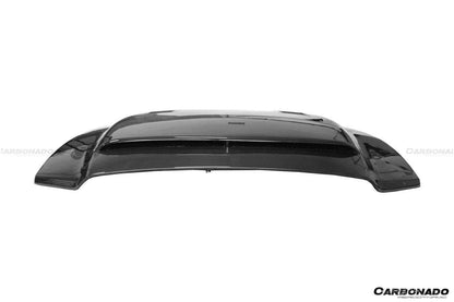 Carbonado 2010-2014 Ford Mustang GT500 Black Momba BC1 Style Hood