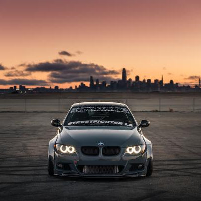 front view of BMW E92 with Custom Wide Body Kit