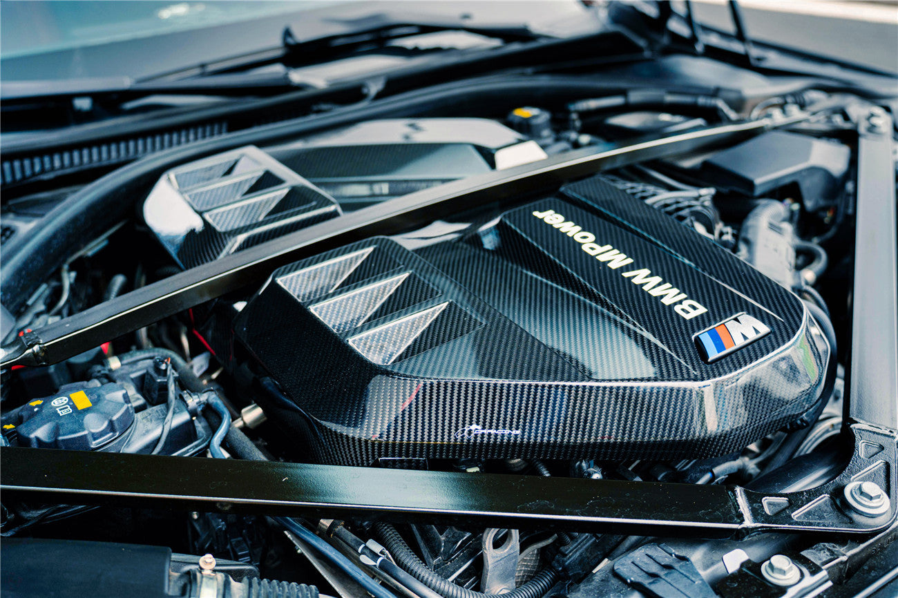 DarwinPRO 2021-UP BMW M3 G80 M4 G82 G83 DRY Carbon Fiber Engine Cover