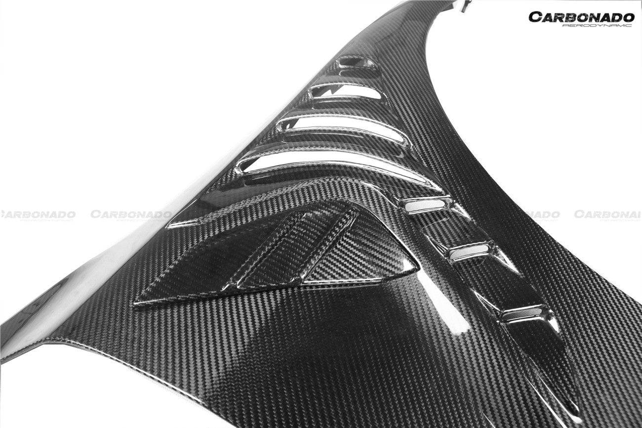 Guardabarros de fibra de carbono seco estilo CSL para BMW M3 G80 G81 M4 G82 G83 (2021 en adelante)