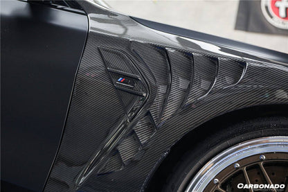 Guardabarros de fibra de carbono seco estilo CSL para BMW M3 G80 G81 M4 G82 G83 (2021 en adelante)