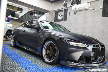 Guardabarros de fibra de carbono seco estilo CSL para BMW M3 G80 G81 M4 G82 G83 (2021 en adelante)