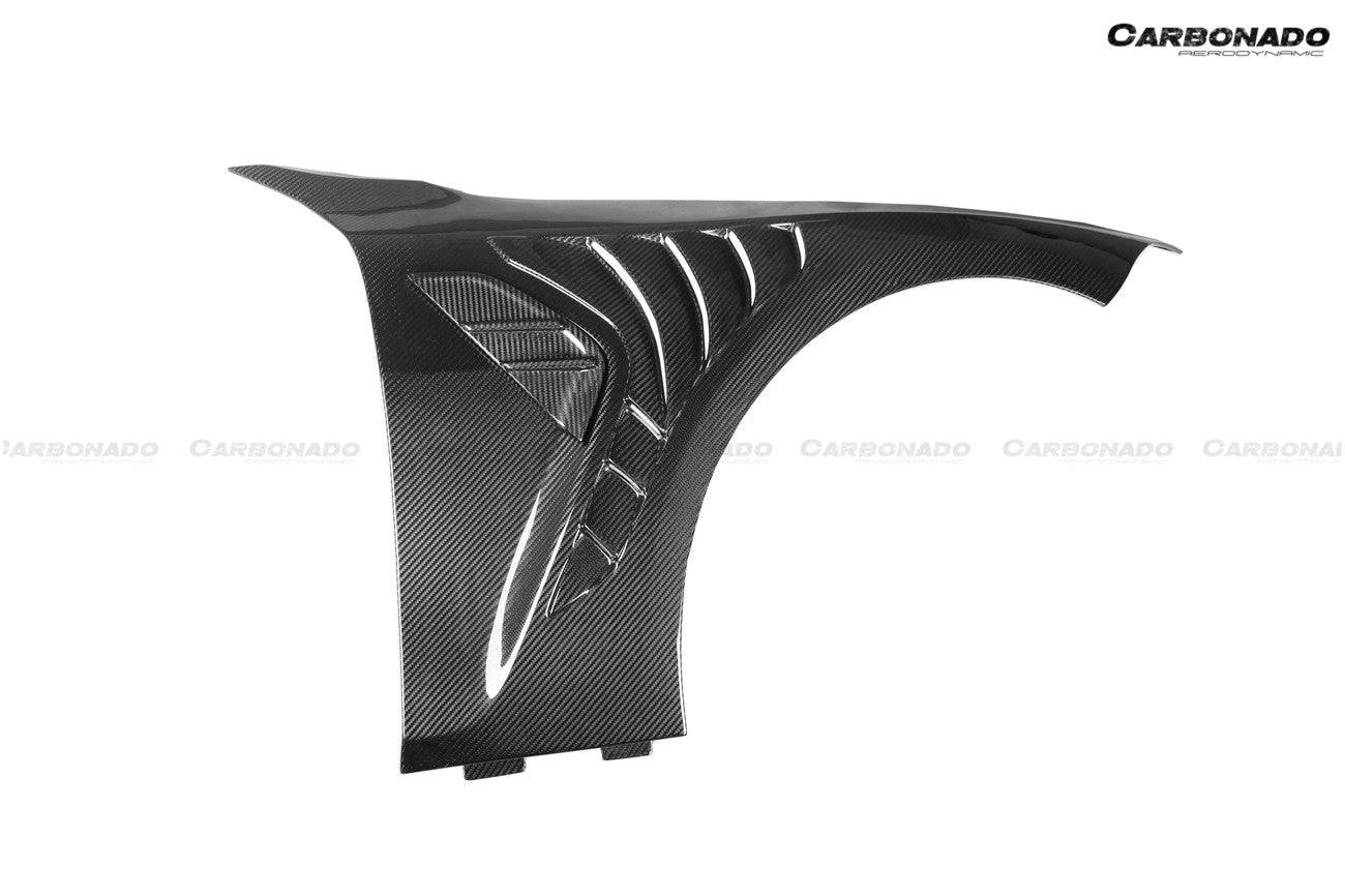 Guardabarros de fibra de carbono seco estilo CSL para BMW M3 G80 G81 M4 G82 G83 (2021 en adelante)