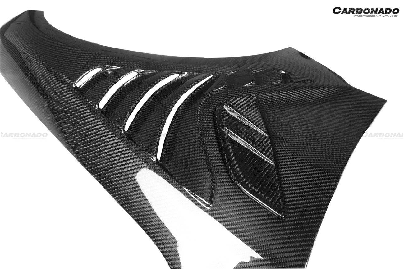 Guardabarros de fibra de carbono seco estilo CSL para BMW M3 G80 G81 M4 G82 G83 (2021 en adelante)