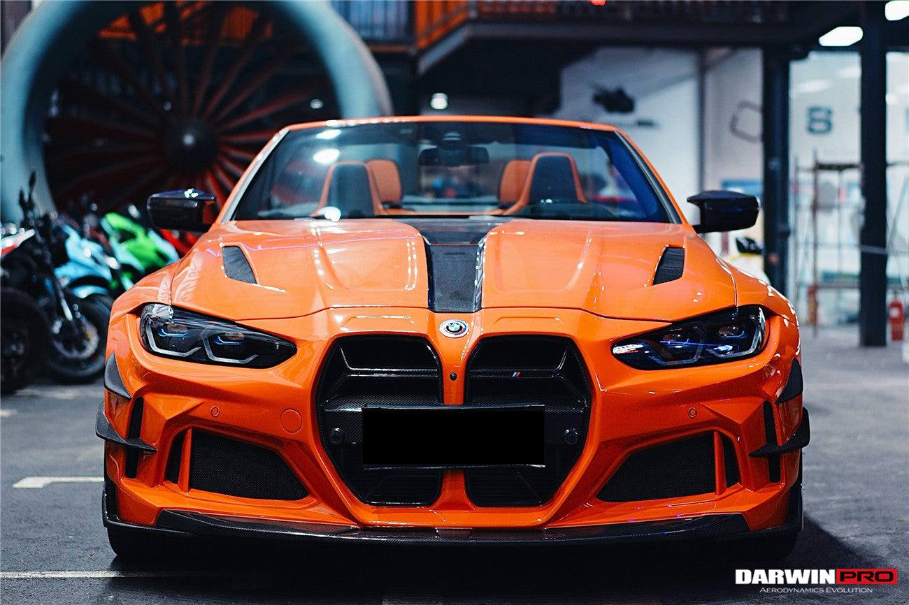 Parachoques delantero, guardabarros delantero y faldones laterales estilo DarwinPRO BKSSII | BMW M4 G82 G83 (2021 en adelante)