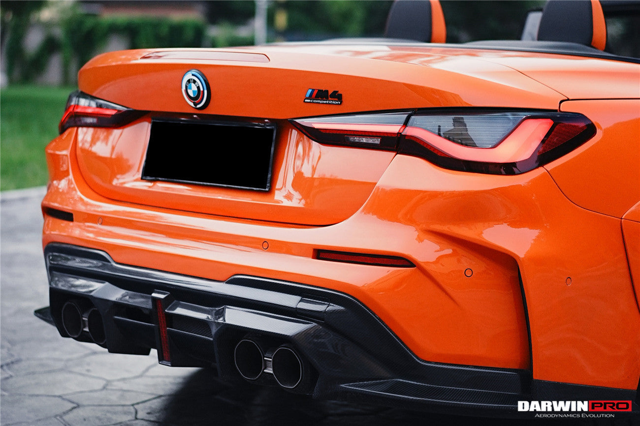 DarwinPRO BKSSII Style Rear Bumper with LED Light | 2021-2026 BMW M4 G82 G83