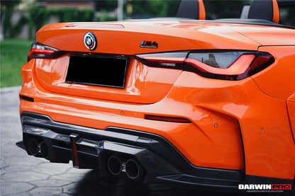 DarwinPRO BKSSII Style Rear Bumper with LED Light | 2021-2026 BMW M4 G82 G83