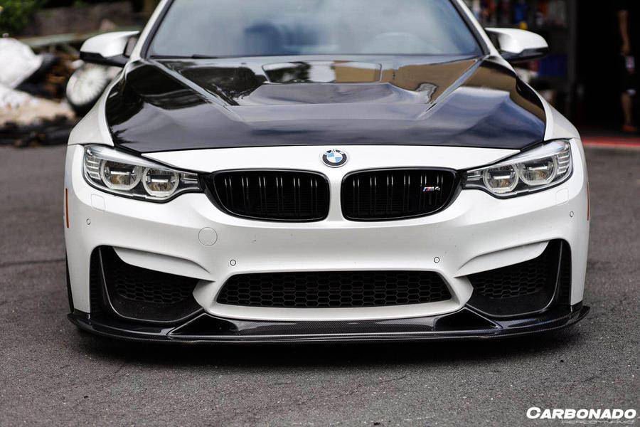 Carbonado BS Style Carbon Fiber Front Lip | 2014-2020 BMW M3/M4