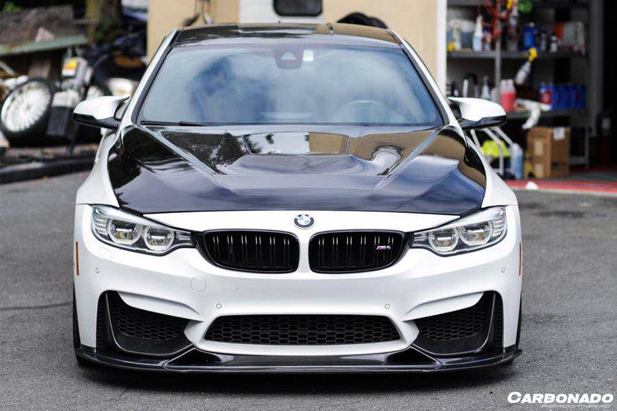 Carbonado BS Style Carbon Fiber Front Lip | 2014-2020 BMW M3/M4