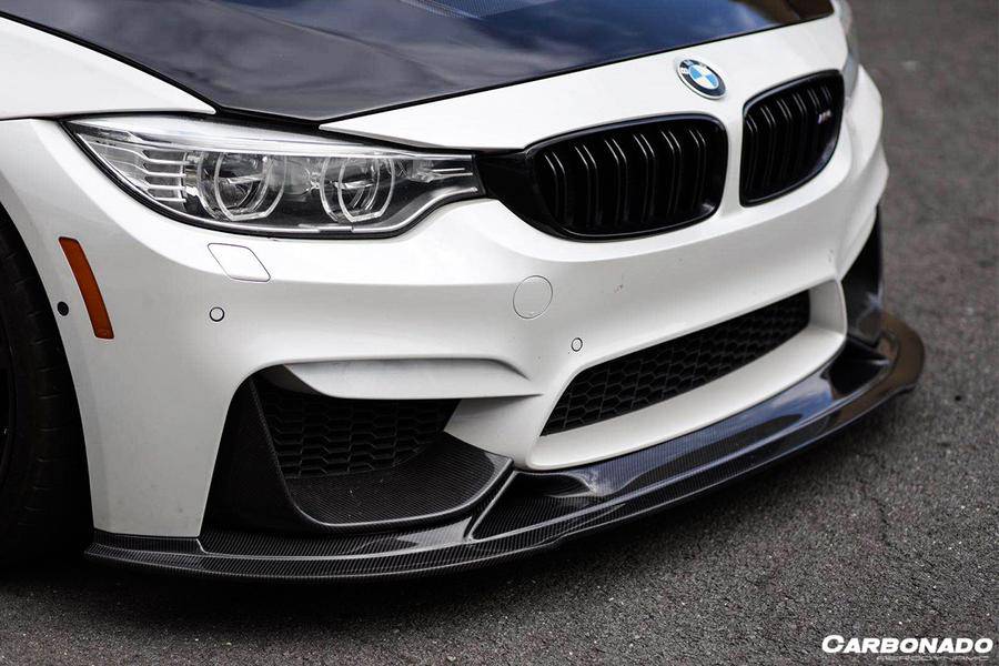 Carbonado BS Style Carbon Fiber Front Lip | 2014-2020 BMW M3/M4