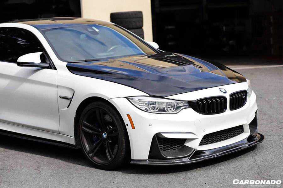 Carbonado BS Style Carbon Fiber Front Lip | 2014-2020 BMW M3/M4