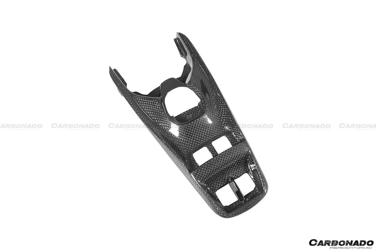 Carbonado 2015-2020 Ferrari 488 GTB Spider Dry Carbon Fiber Bridge Support Windows Switches Panel
