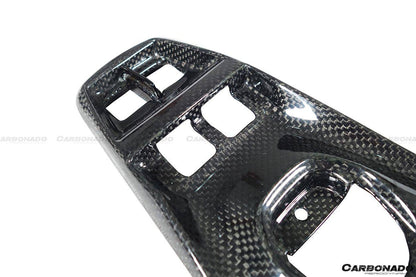 Carbonado 2015-2020 Ferrari 488 GTB Spider Dry Carbon Fiber Bridge Support Windows Switches Panel