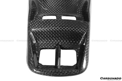 Carbonado 2015-2020 Ferrari 488 GTB Spider Dry Carbon Fiber Bridge Support Windows Switches Panel